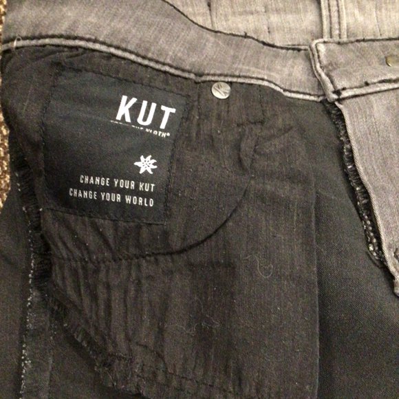Kut from the Kloth Size 4 Grey Skinny zip ankle - Picture 4 of 16